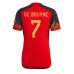 Maillot de foot Belgique Kevin De Bruyne #7 Domicile vêtements Monde 2022 Manches Courtes